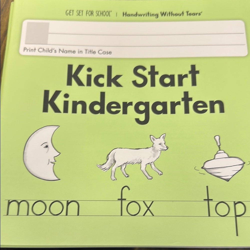 Kick Start Kindergarten Workbook - Green